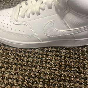 NWOT size 7 Air Force high tops. Too big, can’t return. Perfect condition